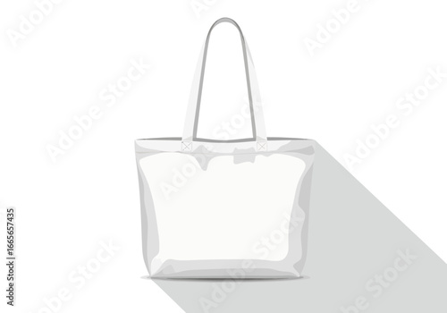 Blank Canvas Tote Bag: A sleek and versatile tote bag, perfect for product mockups, branding, and design concepts, offering a blank canvas for creativity.