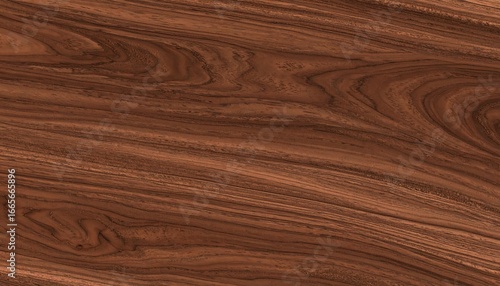 A rich, warm brown wood grain texture showcases intricate patterns and flowing lines.