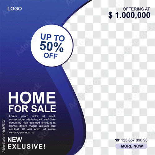 Home sale social media advertising posts digital marketing vector  Unique modern square template social media layouts,  social media web banners post design  Instagram post template design