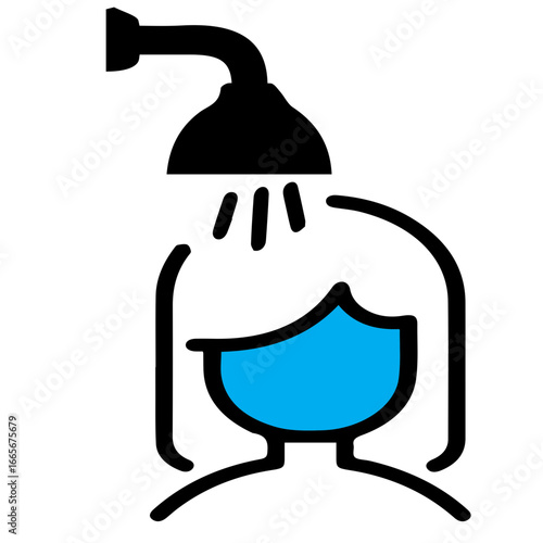 rinse blue icon