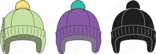 Buy winter hats for kids cute beanie hats with ear flaps online editable