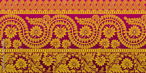 beautiful graphic saree design and this sari design is in Indian style which is for textile fashion industry and it can be used as wallpaper backdrop and website bg this style is originated in india