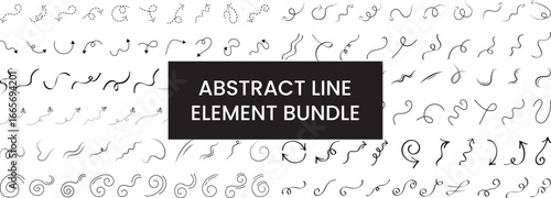 Abstract line doodle
