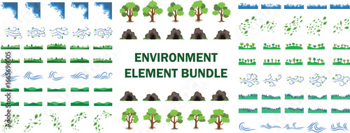 Environtment Illustration Element Bundle