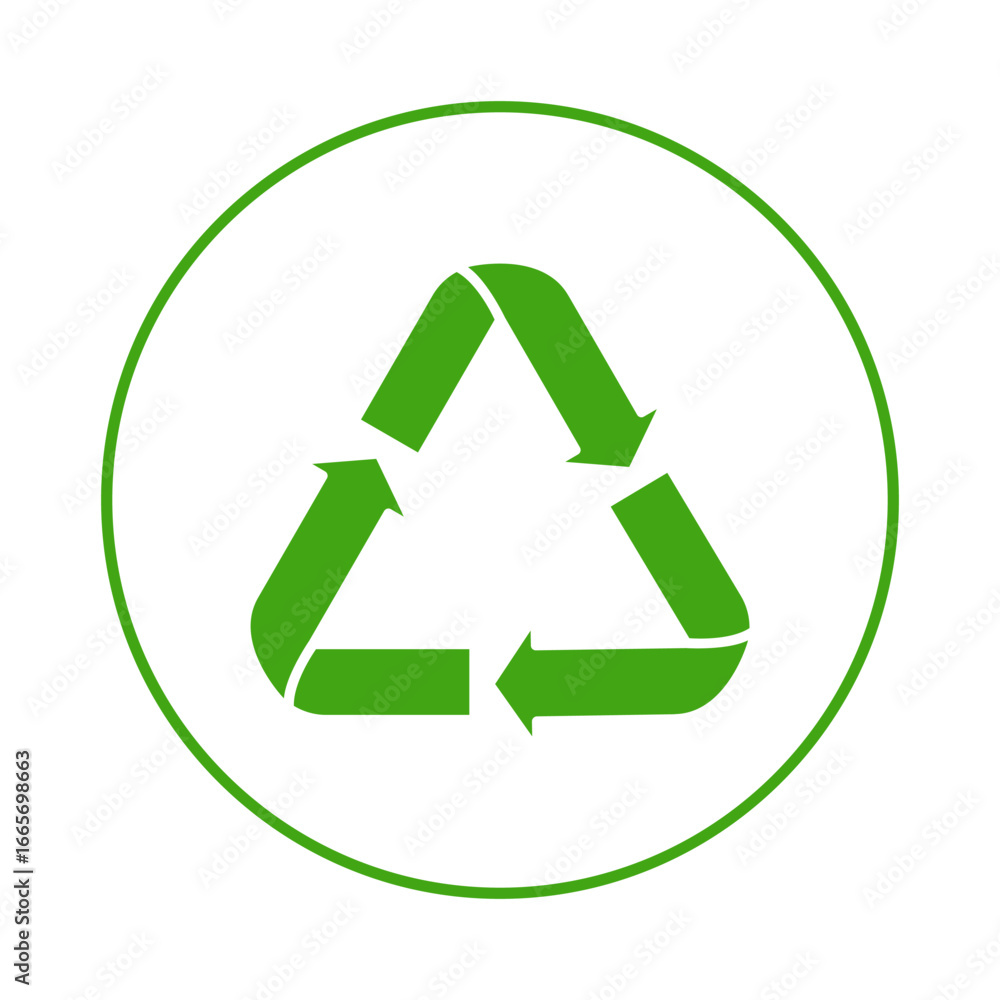 Recycling Symbol Variations Design Vector Illustration Recycling Symbol Variations Design Vector Illustration
