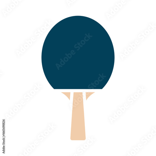 Ping pong icon. Table tennis racket vector symbol in ping pong paddle sign. Table tennis tournament icon.