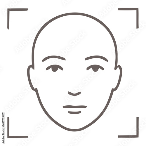 people Face Line Art Avatar Icon