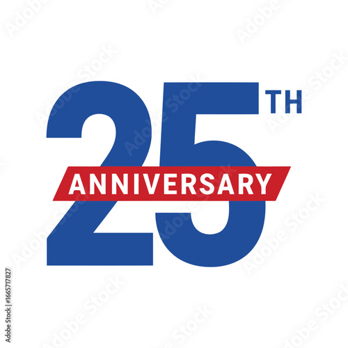 25th anniversary celebration graphic twenty fifth year event design milestone celebration