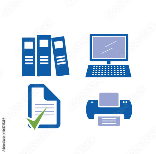 computer icon set