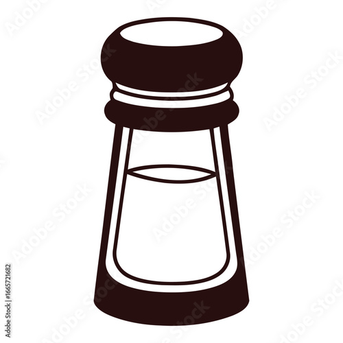 Salt Shaker Icon – Kitchenware and Cooking Illustration