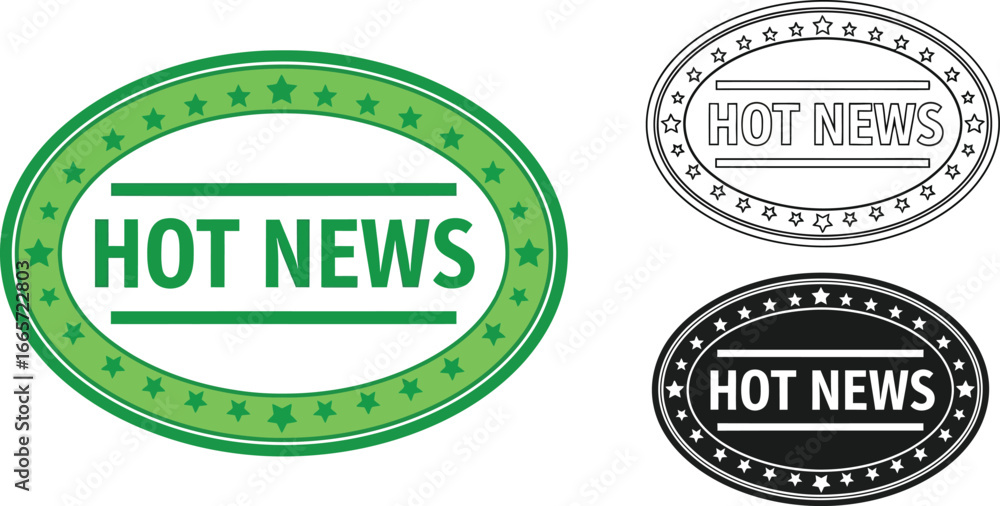 Obraz premium Find the latest hot news vector graphic design and illustration