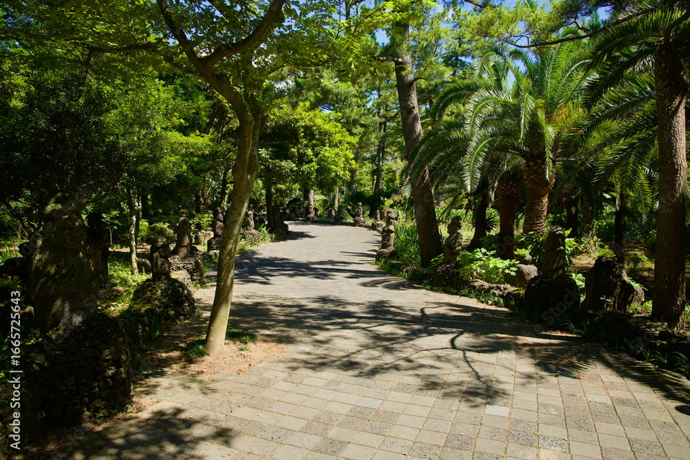 Fototapeta premium Shaded Garden Path, Hallim Park