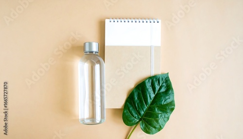 Wallpaper Mural Hydration, Sustainability, and Mindfulness A Simple Still Life Torontodigital.ca