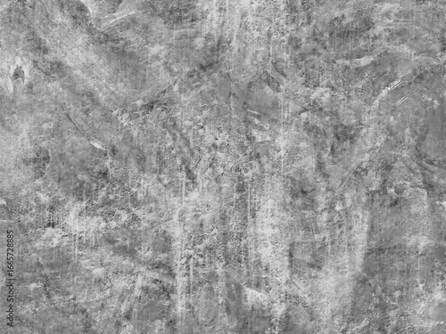 Concrete wall white grey color for background. Old grunge textures with scratches and cracks. White painted cement wall texture.