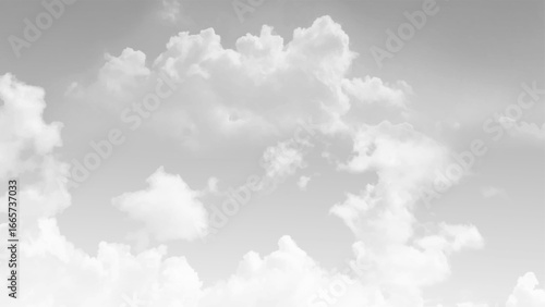 Black sky with white cloud. Dark background before Rainstorm. for wallpaper, backdrop and design.