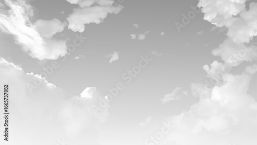 Black sky with white cloud. Dark background before Rainstorm. for wallpaper, backdrop and design.