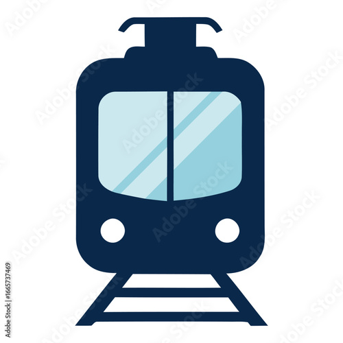 Tram Icon – Public Transport and Urban Mobility Illustration