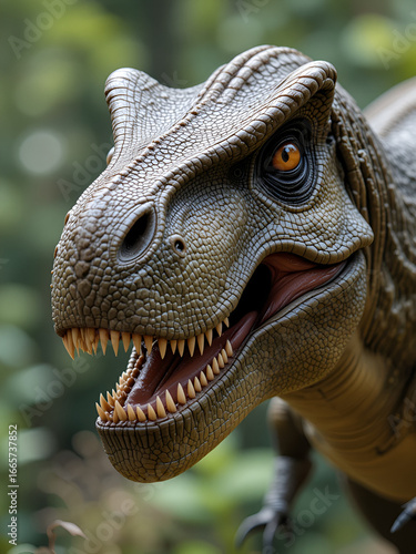 Close-up Tyrannosaurus head