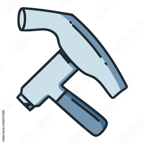 Hammer Tool Icon – Construction and Repair Illustration