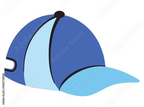 Peaked Cap Illustration