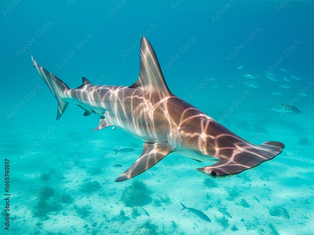 Fototapeta premium Hammerhead shark 
