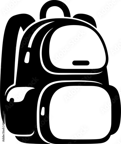 Mochila moderna de viaje en estilo lineal