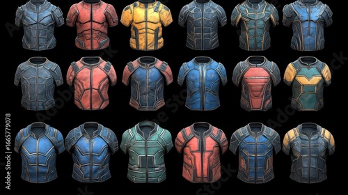 Fantasy Armor Designs: 3D Models