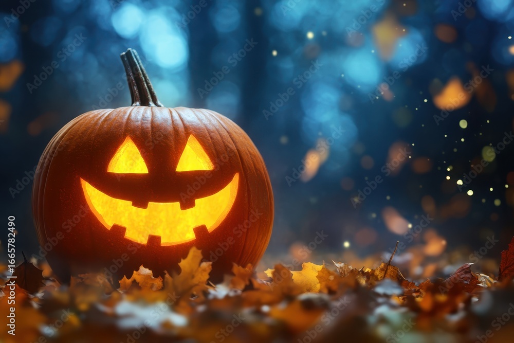 Obraz premium Jack o lantern pumpkin