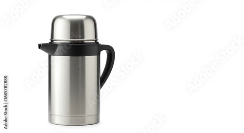 Wallpaper Mural Sleek stainless steel thermal carafe keeps drinks perfectly warm hours.. AI Generated Torontodigital.ca
