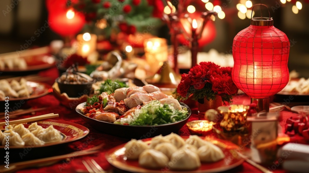 Fototapeta premium Festive Chinese Feast