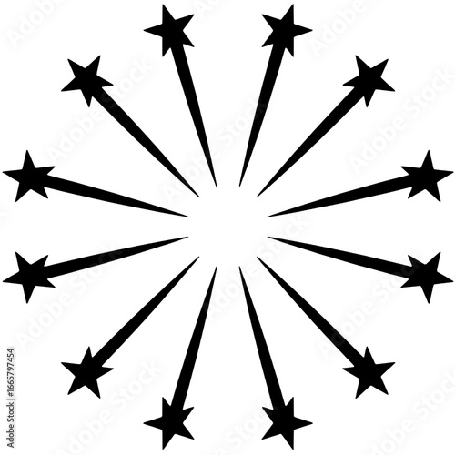 Firework Vector Icon design