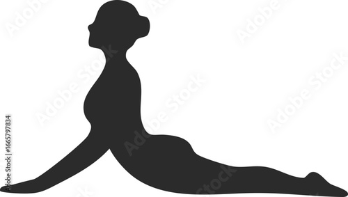 Yoga Silhouette Poses Collection – Meditation, Lotus Position, Stretching Exercise, Fitness and Wellness Vector Icons
