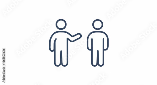 Icon vector illustration mentoring and Training