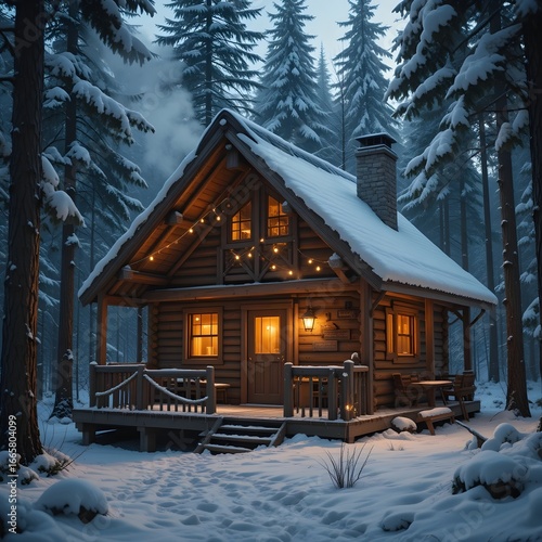 3D Model of Modern Tiny House Exterior with Wooden Facade