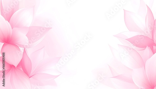 Delicate pink magnolia blossoms form a soft, elegant floral design.