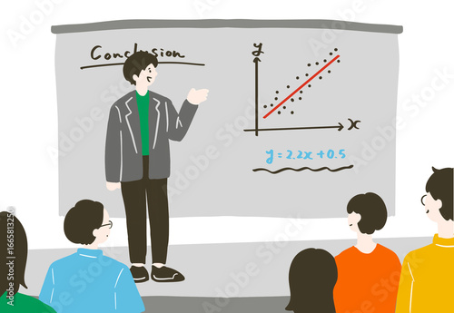 Wallpaper Mural データを語るプレゼンテーター Torontodigital.ca