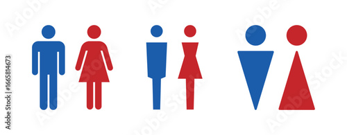 トイレのピクトグラムアイコン