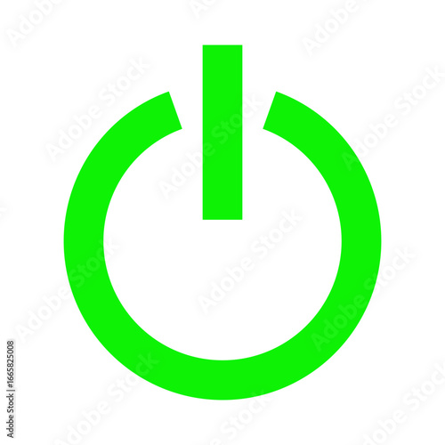 On off power button icon. Switch on switch off icon, vector illustration