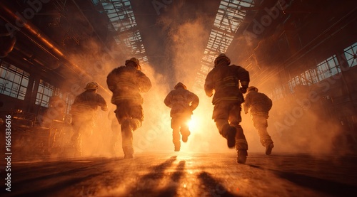 military training in the desert