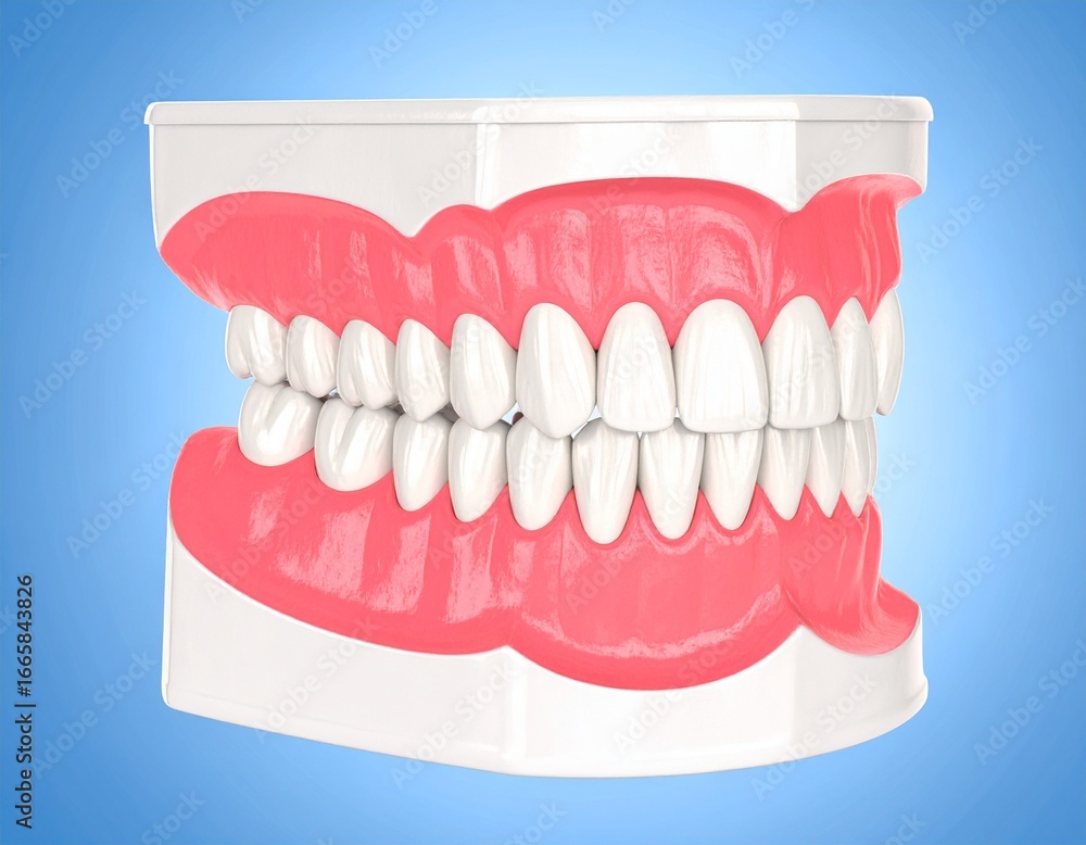 Obraz premium teeth and dental tools