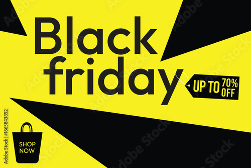 Black Friday sale banner.