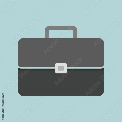 Illustration of a classic briefcase for business or professional use