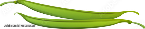 Cartoon raw ripe fresh green soy pods isolated vegetables with smooth surfaces and curved stems. Isolated vector healthy food, garden plant, legume or soya beans, agriculture farm natural produce
