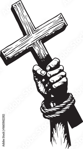 God, Christian, Jesus, rosary, crucifix, cross, prayer,  vector 