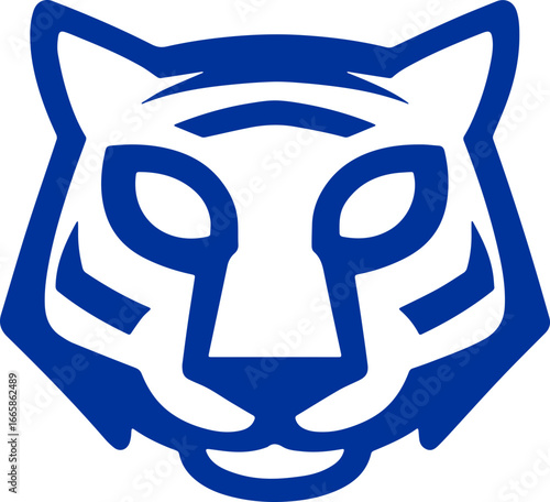 tiger head sticker transparent 