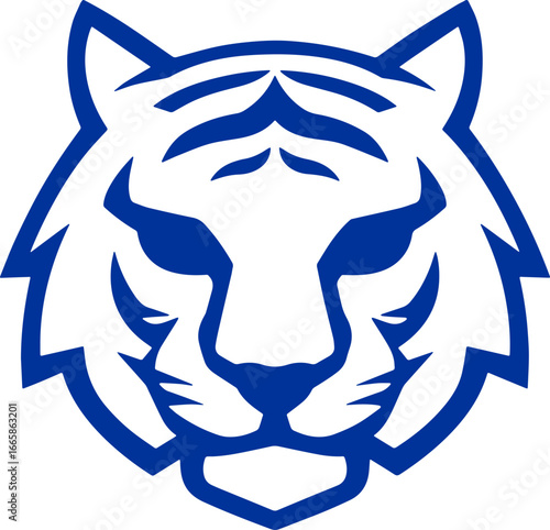 tiger head sticker transparent 