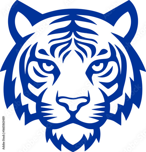 tiger head sticker transparent 