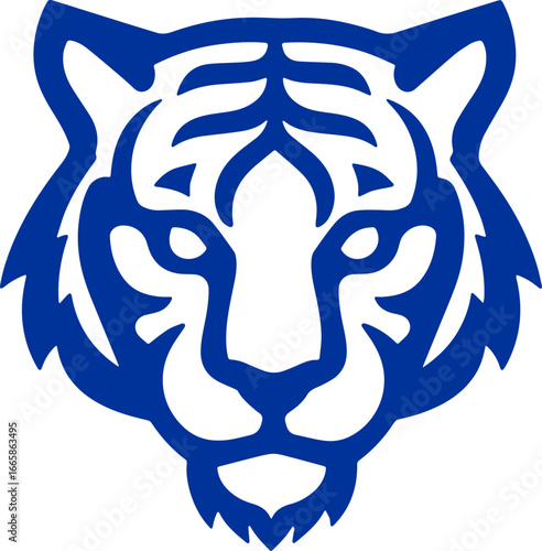 tiger head sticker transparent 