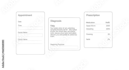 Intuitive digital platform offering a holistic view of patient healthcare journeys, from initial appointment scheduling to detailed diagnosis and treatment prescription management