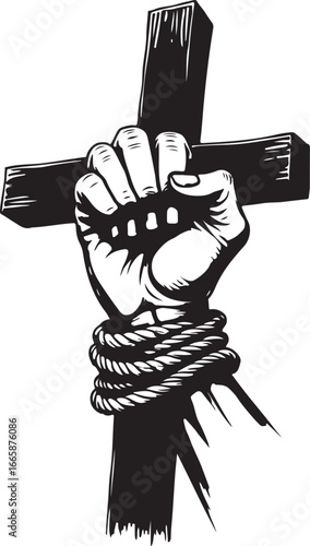 God, Christian, Jesus, rosary, crucifix, cross, prayer,  vector 